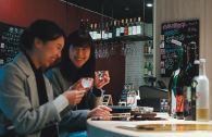 鹤冈饮食文化市场 FOODEVER内的日本酒酒吧彩鹤