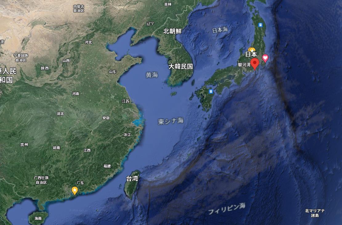 谷歌地图日本图片